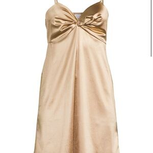 No Boundaries Shimmery Gold Dress Size 7/9